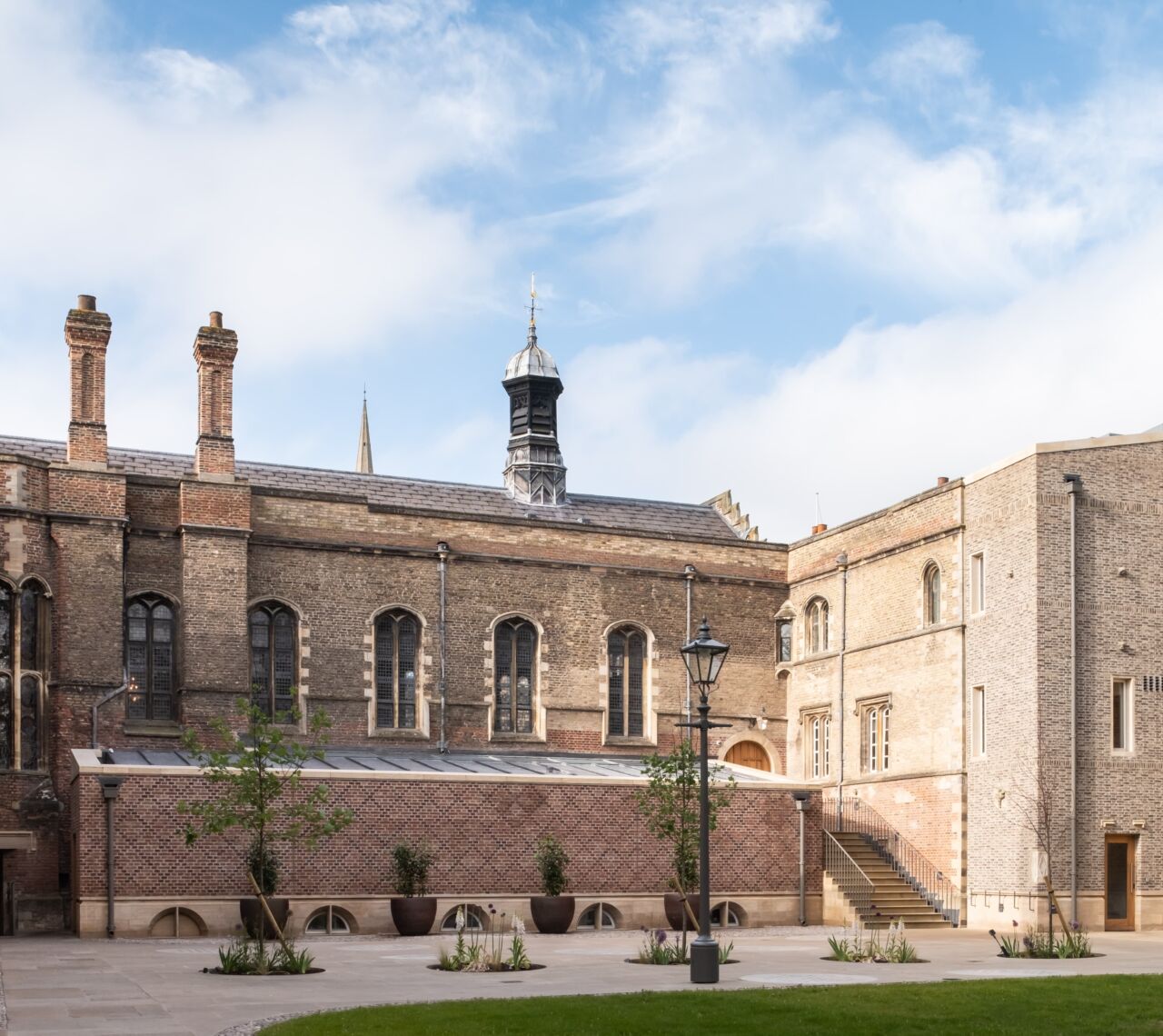 Yorkstone paving, Jesus College Cambridge